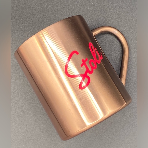 Classic Stoli Logo 12 oz Copper / Stanless Moscow Mule Mug - Picture 8 of 8